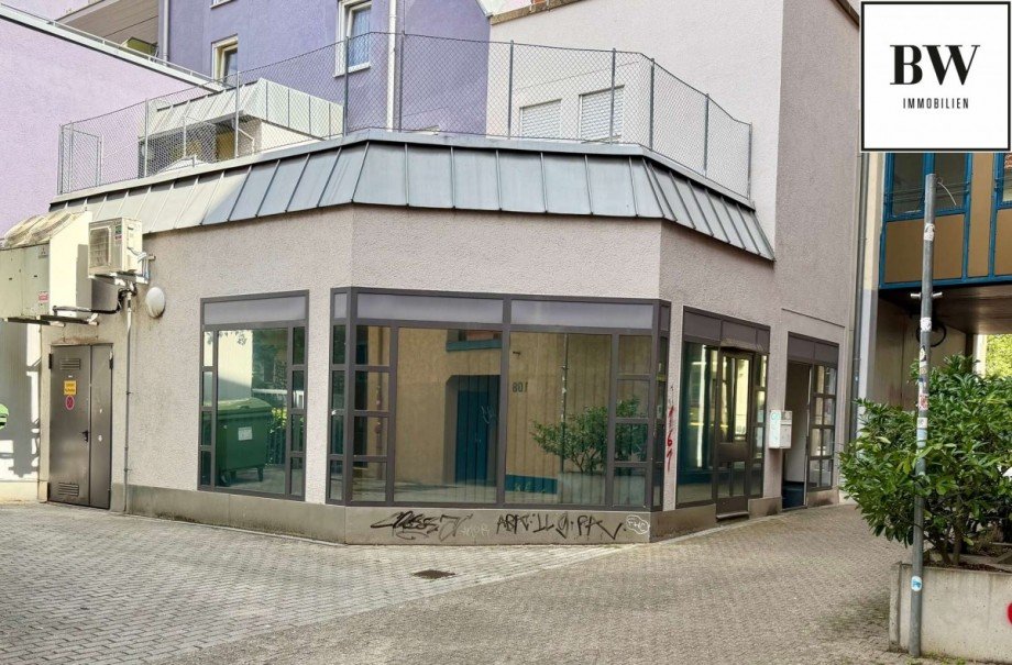 Au�enansicht von der Weberstr. Einzelhandel Stuttgart