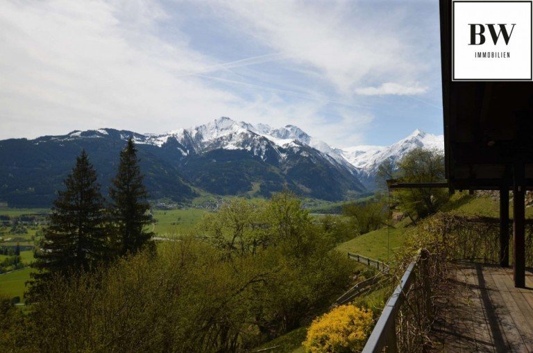 Balkon Obergeschoss Aufhausen Haus Chalet mit Sicht aufs Kitzsteinhorn - Zweitwohnsitz
